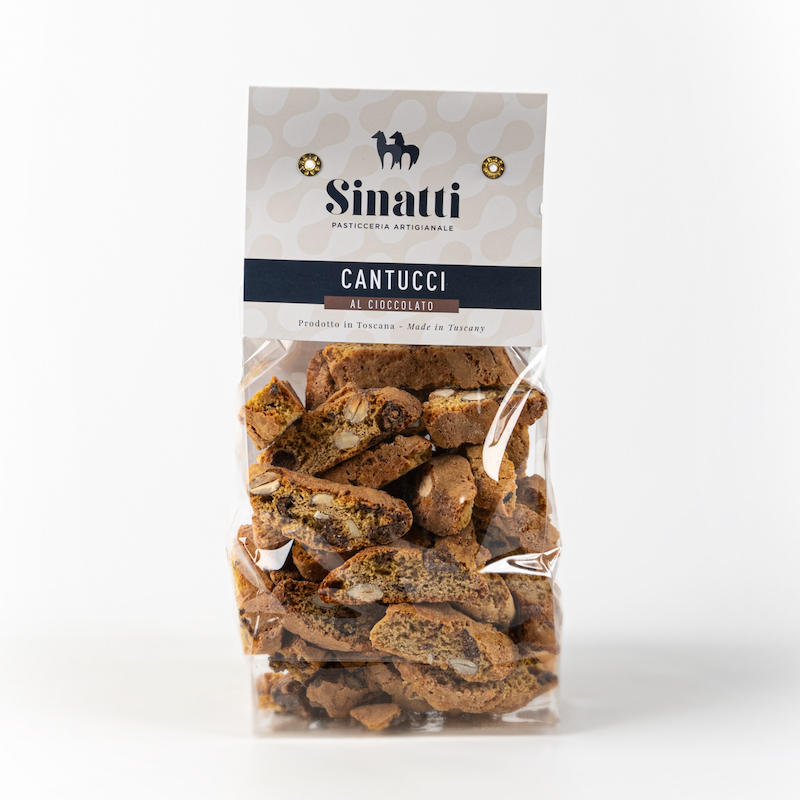 Sinatti cantucci with chocolate 300g front of pack 531