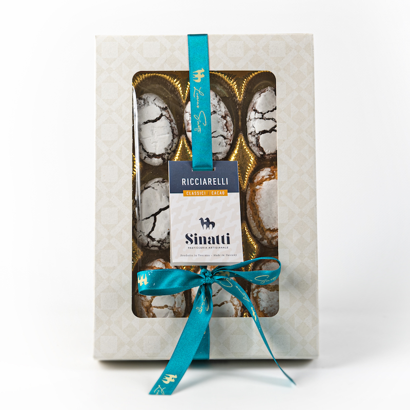 Sinatti ricciarelli classici with cacao 180g box 362